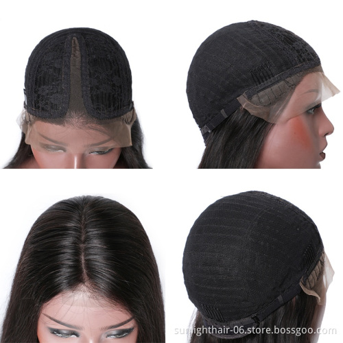 Sunlight plus bas prix Perruque du styleT sans colle vrai Remy humaine chevuex bresilien/Indien haute qualite pour noir femme